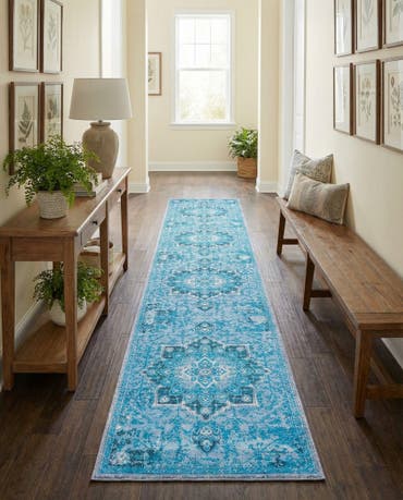  2' x 13'  Washable Francesca Runner Rug