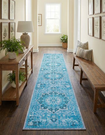 2' x 13' Washable Francesca Runner Rug