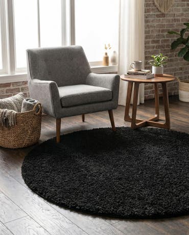  4' x 4' Everyday Shag Round Rug