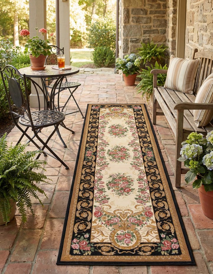 2' 7 x 10' Easy-Clean Traditional Indoor / Ou...