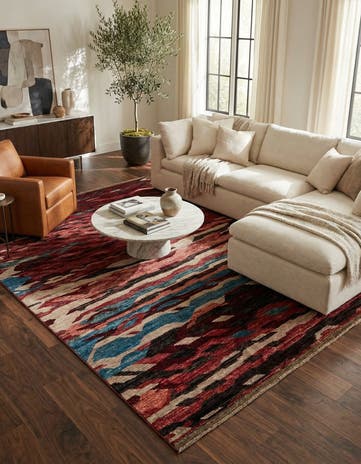 8' 2 x 9' 11 Hand Knotted Darya Wool Rug