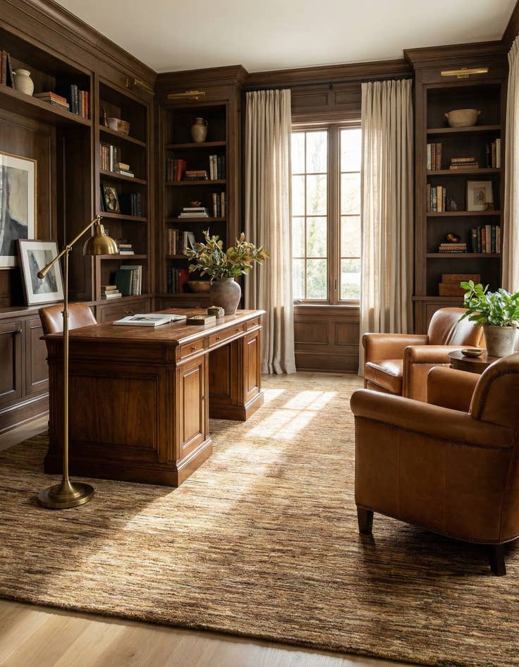 Detail image of 5' 7 x 8' 3 Juma Wool Rug