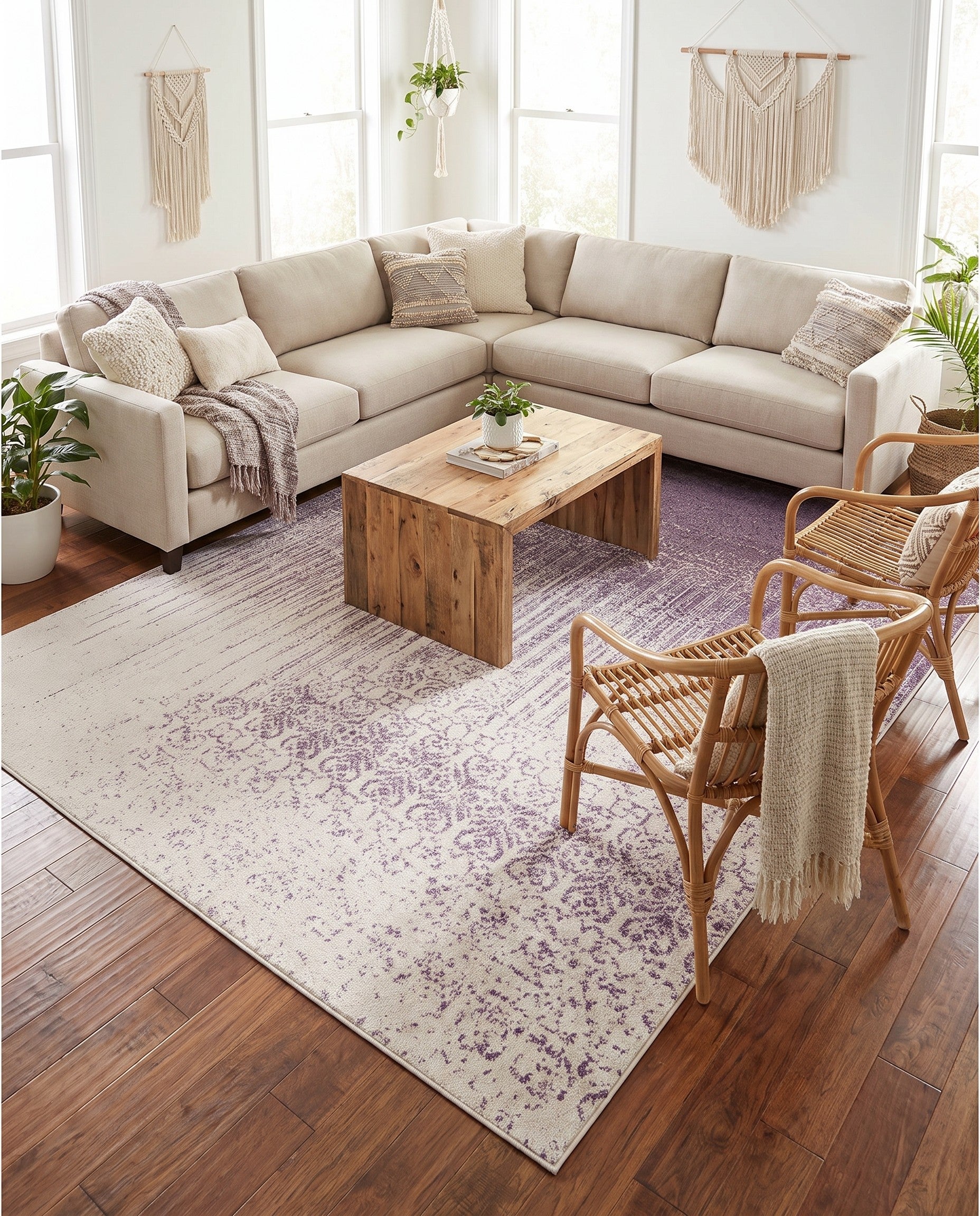 Purple Loft Rug