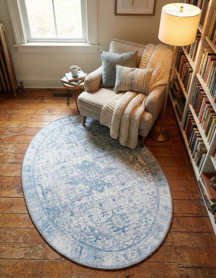 Detail image of  2' x 3' Timeless Oval Rug