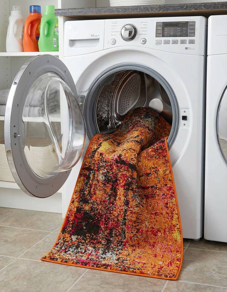 Detail image of 2' 2 x 6' 9  Washable Casablanca Runner Rug