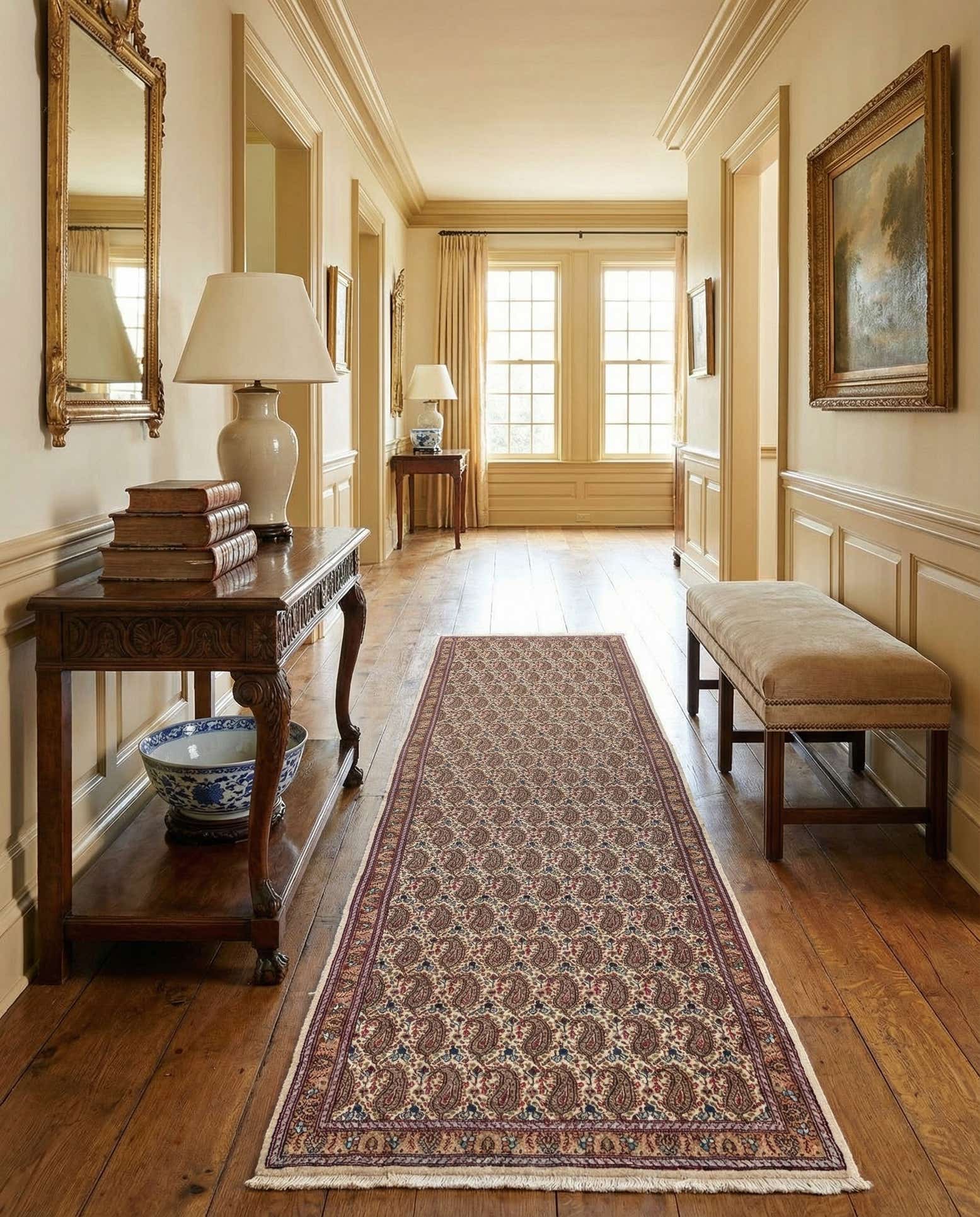3' 2 x 9' 10 Moud Runner Rug