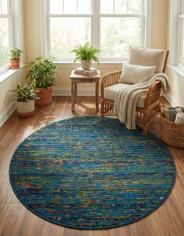 4' x 4' Calypso Round Rug