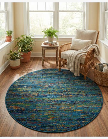 4' x 4' Calypso Round Rug