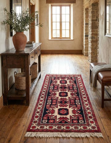 3' 3 x 6' Hand Knotted Anatolian Oriental Wool Runner Rug