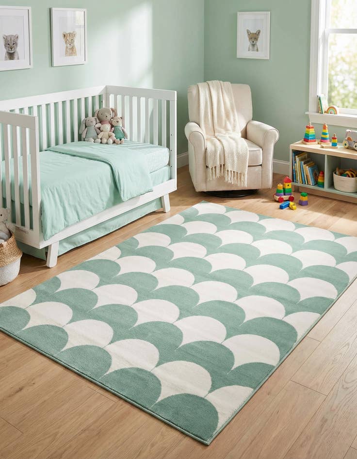 Detail image of 5' x 7' Whimsy Kids Rug