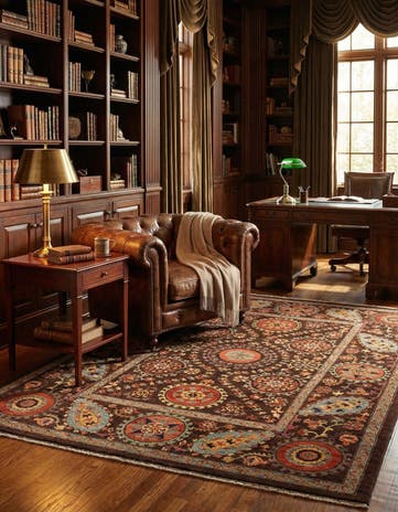 6' 2 x 8' 2 Hand Knotted Ariana Ziegler Oriental Rug