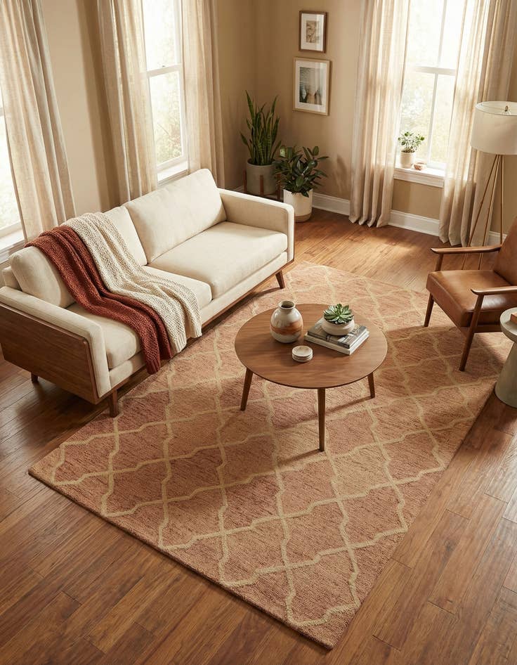 Detail image of 5' x 7' 10 Luna Wool Rug