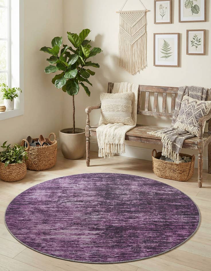 Detail image of 3' 6 x 3' 6 Asha Round Rug