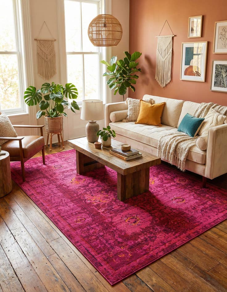 Detail image of 8' x 11'  Washable Palazzo Rug