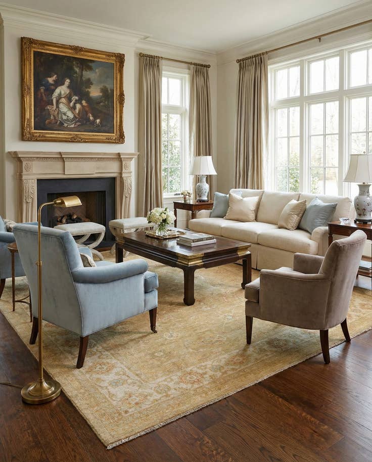 Detail image of 8' 4 x 11' 4 Kaizar Wool Rug