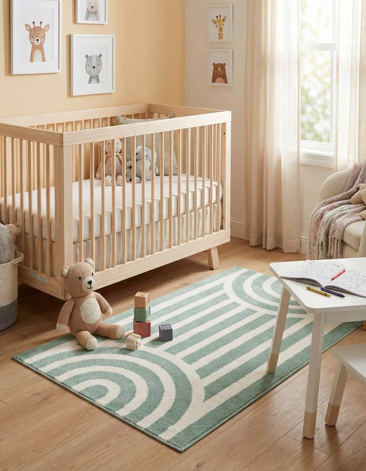 Detail image of 2' x 3' Whimsy Kids Rug