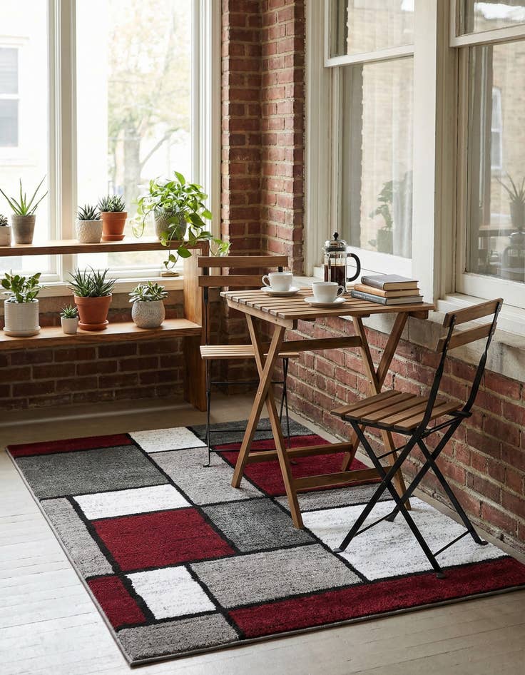 Detail image of 3' 3 x 5' Coffee Shop Rug