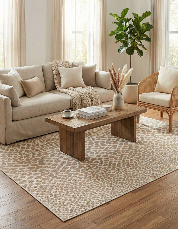 Detail image of 6' x 9' Easy-Clean Jill Zarin Cape Town Indoor / Outdoor Rug