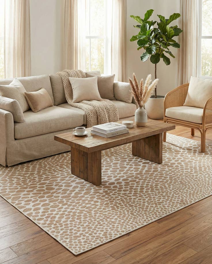 Detail image of 6' x 9' Easy-Clean Jill Zarin Cape Town Indoor / Outdoor Rug