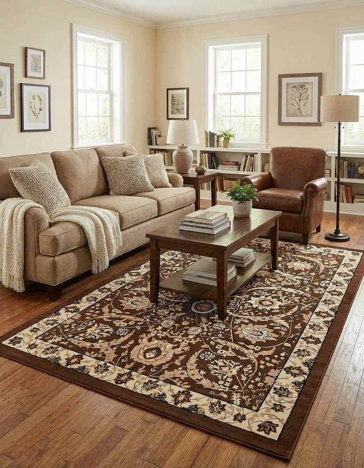 Detail image of 6' x 9' Isfahan Design Rug