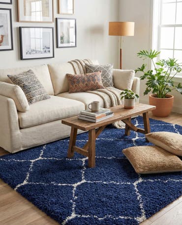  4' x 6' Moroccan Shag Rug