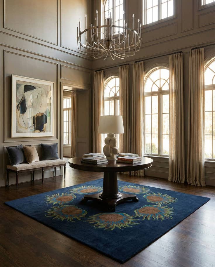 Detail image of 7' 6 x 7' 7 Luna Square Rug