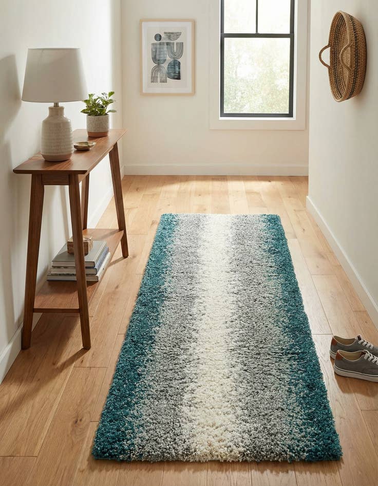 Detail image of 2' x 6' Soft Touch Shag Runner Rug
