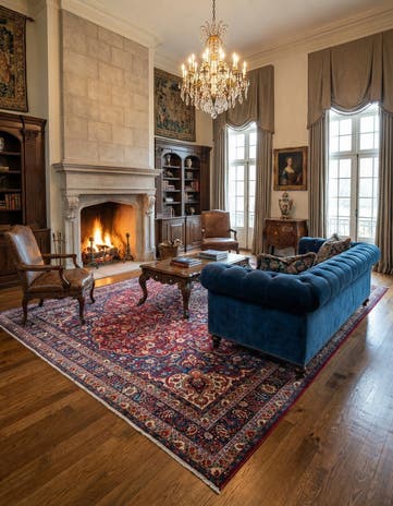 9' 10 x 13' 5 Birjend Wool Rug