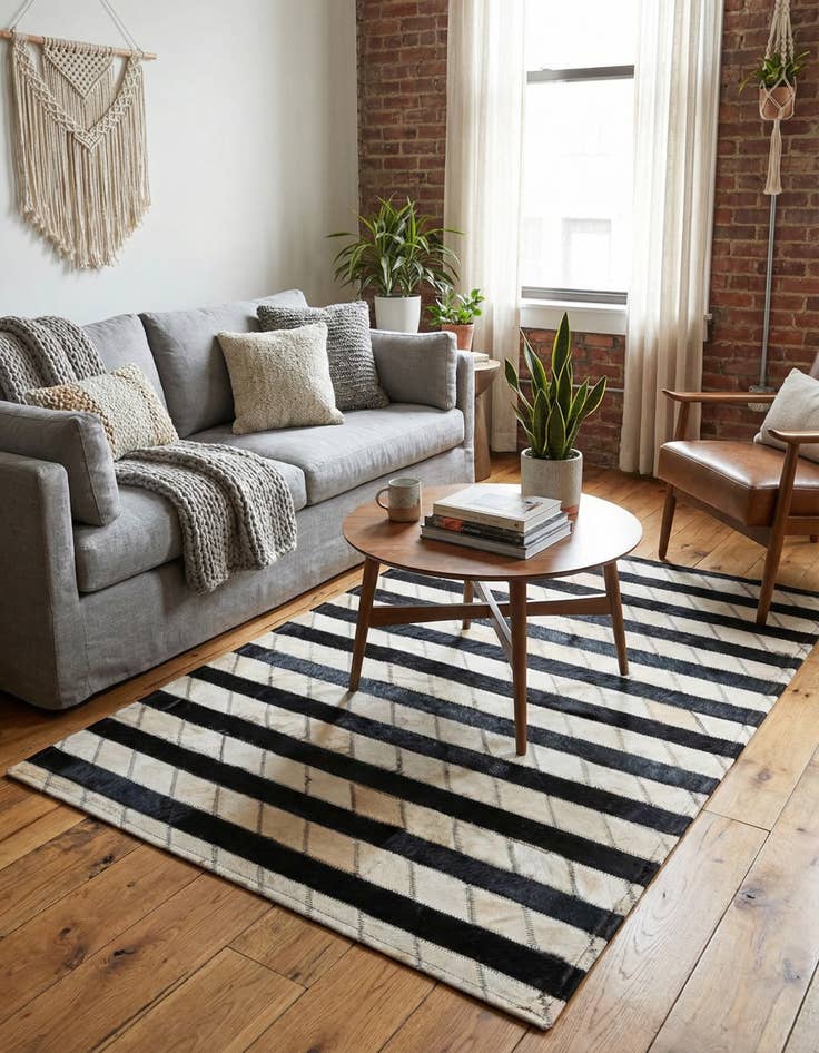 Detail image of  2' 1 x 3' 1 Cowhide Rug