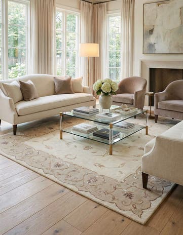 5' 9 x 8' 2 Hand Knotted Darya Wool Rug
