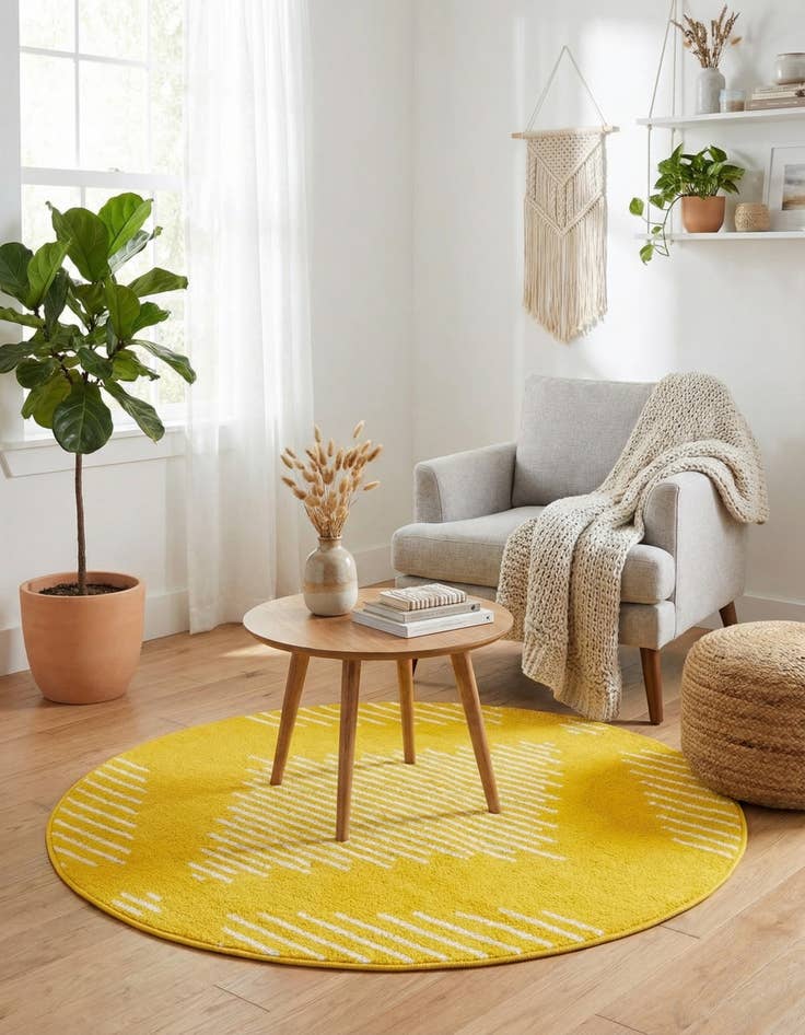 Detail image of 3' x 3' Kai Round Rug