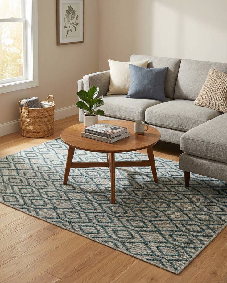 Detail image of 4' x 6' Easy-Clean Jill Zarin Turks and Caicos Indoor / Outdoor Rug