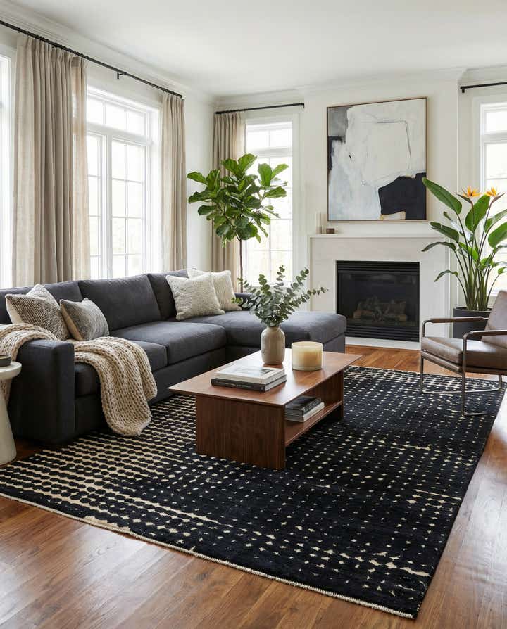 7' 10 x 10' 5 Hand Knotted Darya Wool Rug