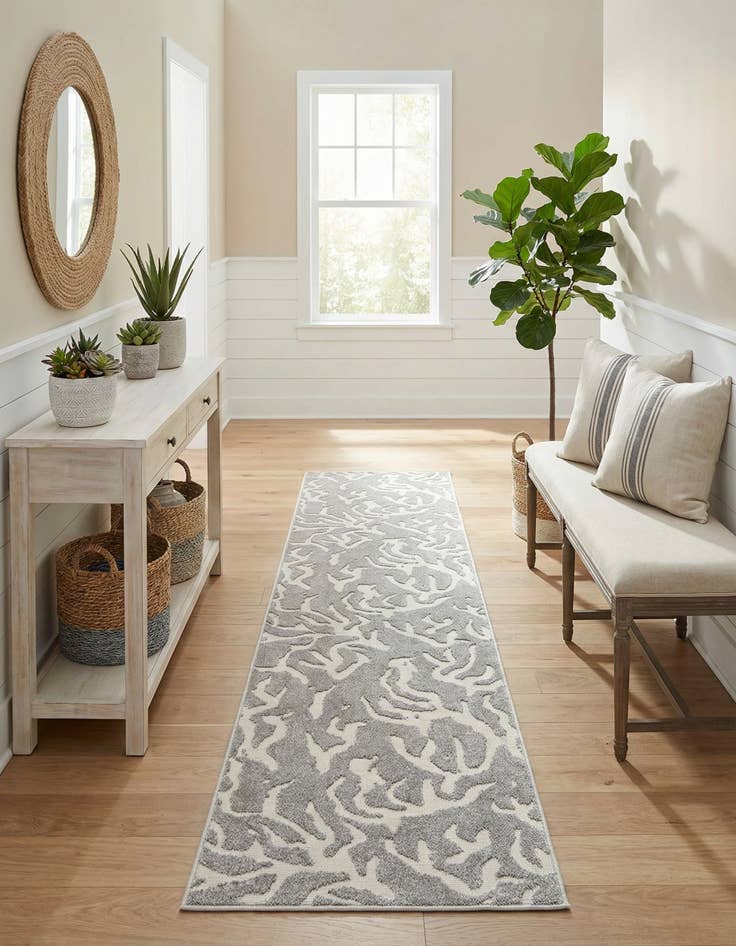 Detail image of  2' 7 x 10'  Washable Sabrina Soto Indoor / Outdoor Runner Rug