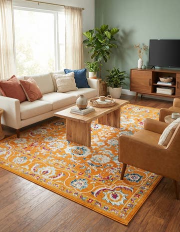 Orange Aurelia Rug