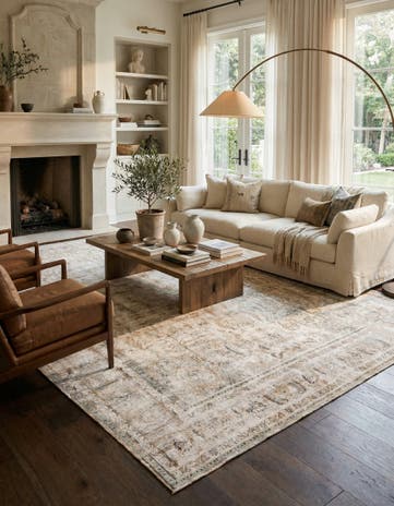 9' 3 x 13' 7 Hand Knotted Ultra Vintage Persian Wool Rug