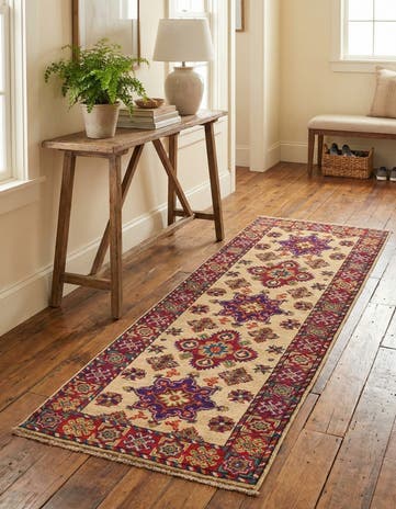 2' 1 x 6' Hand Knotted Kazak Rug