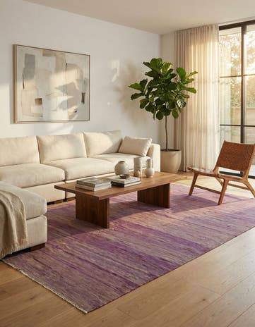 6' 7 x 9' 10 Hand Woven Kilim Modern Wool Rug