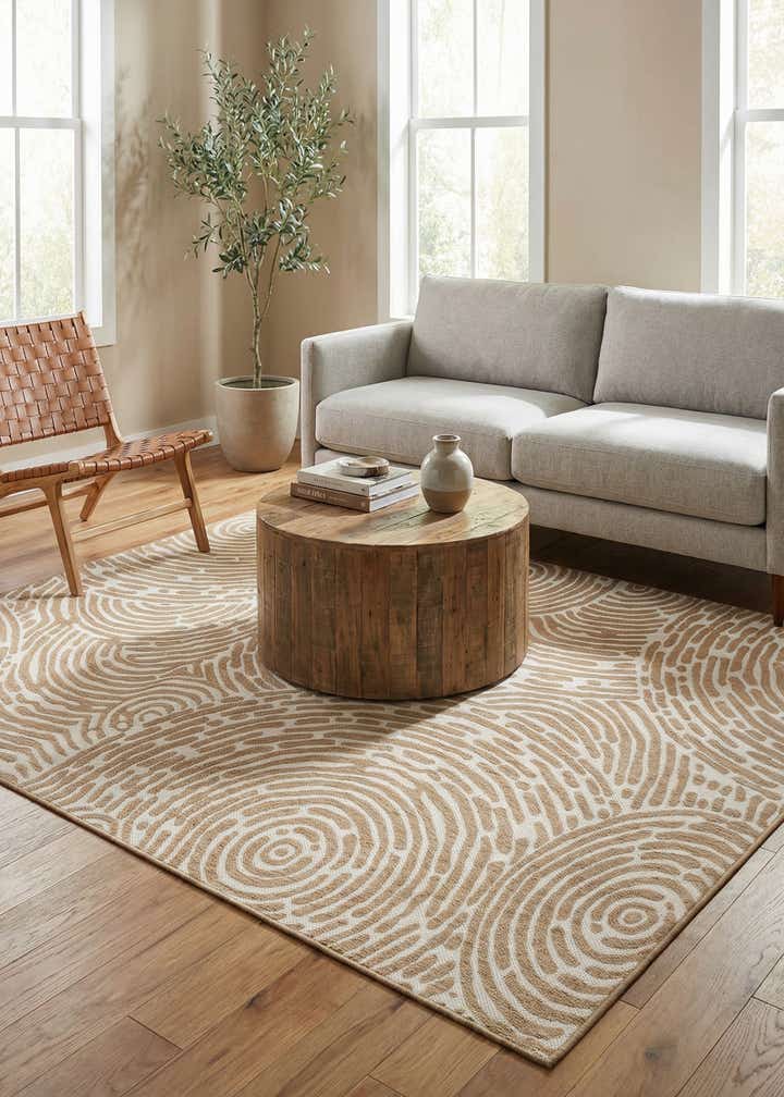 7' 10 x 10' Easy-Clean Modern Indoor / Outdoor Rug