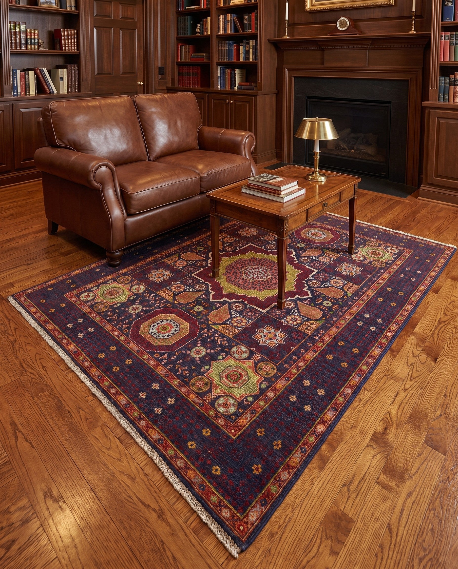5' x 6' 10 Hand Knotted Mamluk Ziegler Rug