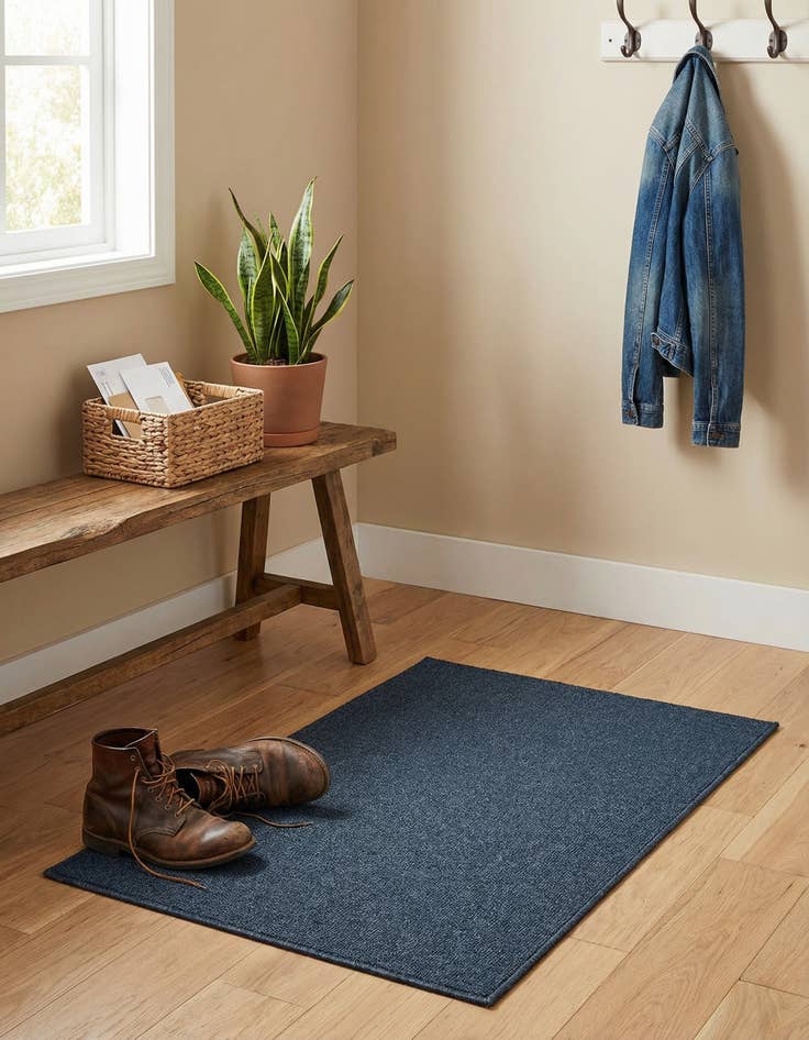 Detail image of 1' 4 x 1' 4 Everyday Solid Sample Rug