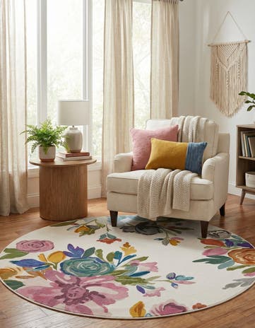 6' 1 x 6' 1 Blossom Round Rug