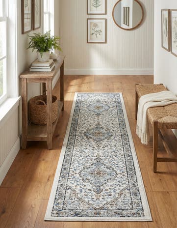 Blue Nyla Runner Rug