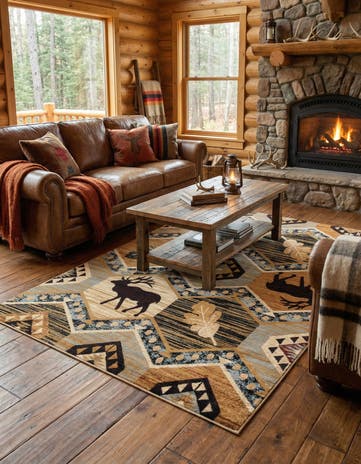 Blue Pioneer Rug