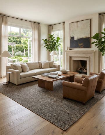 9' 9 x 14' 3 Hand Knotted Darya Wool Rug