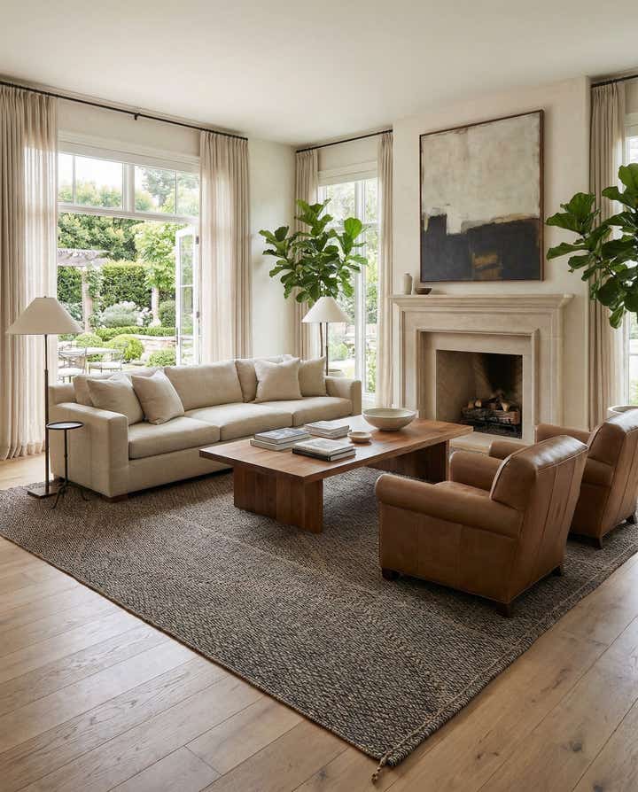 9' 9 x 14' 3 Hand Knotted Darya Wool Rug