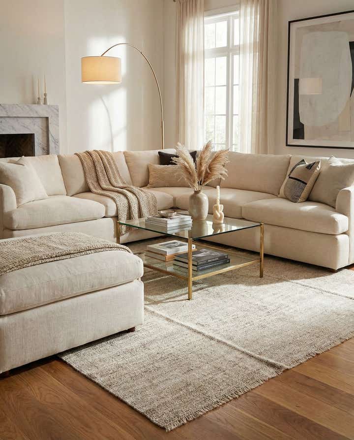 8' 3 x 9' 4 Hand Woven Kilim Modern Wool Rug