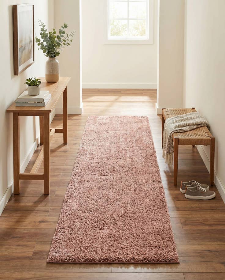 Detailansicht von 80cm x 305cm Jill Zarin Shaggy Chic Läufer Teppich
