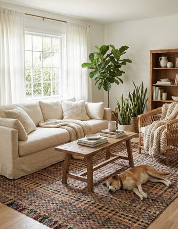 7' 10 x 10' Hand Woven Chunky Jute Rug
