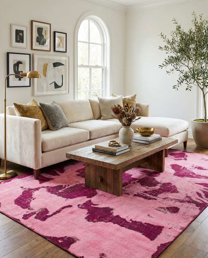 6' 5 x 9' 2 Hand Knotted Ultra Vintage Persian Wool Rug